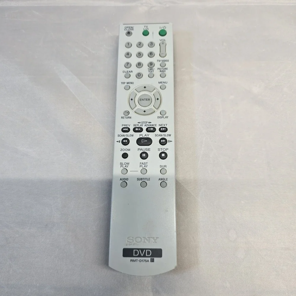 Sony DVD Rmt-D175A Remote Control OEM Tested Working!